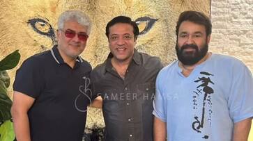 ajith kumar visits mohanlal at his dubai flat instagram pic shared by sameer hamsa nsn ajith kumar visits mohanlal at his dubai flat instagram pic shared by sameer hamsa nsn
