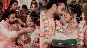 Ashwati and Rahul ennum sammatham serial jodi real life marriage engagement vvk Ashwati and Rahul ennum sammatham serial jodi real life marriage engagement vvk