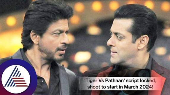 Salman Khan Shah Rukh Khan Give An Thumbs Up to Tiger Vs Pathaan suc Salman Khan Shah Rukh Khan Give An Thumbs Up to Tiger Vs Pathaan suc