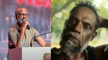 Rajinikanth appreciate vinayakan in jailer movie Success Meet nrn Rajinikanth appreciate vinayakan in jailer movie Success Meet nrn