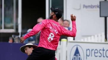 Sussex County Cricket Club Skipper Cheteshwar Pujara suspended for one match by ECB for County Championship game rsk Sussex County Cricket Club Skipper Cheteshwar Pujara suspended for one match by ECB for County Championship game rsk