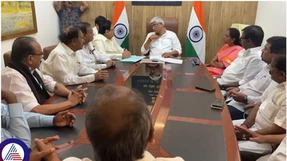 Tamil Nadu MPs meet Union Hydropower Minister for Cauvery water sat Tamil Nadu MPs meet Union Hydropower Minister for Cauvery water sat
