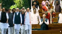 MPs enter new Parliament House of India on Ganesh Chaturthi WATCH AJR