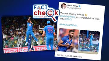 Where gone Umar Akmal tweet praises Mohammed Siraj for asia cup final heroism jje Where gone Umar Akmal tweet praises Mohammed Siraj for asia cup final heroism jje