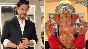 Ganesh Chaturthi 2023: Shah Rukh Khan welcomes Bappa to Mannat, wishes fans happiness, 'lots of modak' ADC Ganesh Chaturthi 2023: Shah Rukh Khan welcomes Bappa to Mannat, wishes fans happiness, 'lots of modak' ADC