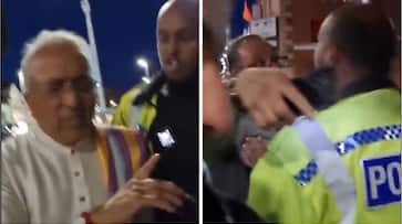 Shocking UK cop's rude behaviour with Hindu priest during Ganesh Chaturthi in Leicester goes viral - WATCH snt Shocking UK cop's rude behaviour with Hindu priest during Ganesh Chaturthi in Leicester goes viral - WATCH snt