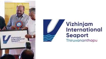Kerala: Chief Minister Pinarayi Vijayan unveils logo of Vizhinjam International Seaport rkn Kerala: Chief Minister Pinarayi Vijayan unveils logo of Vizhinjam International Seaport rkn