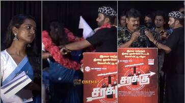 cool suresh misbehaviour with female anchor mansoor ali khan responds sarakku movie audio launch video nsn cool suresh misbehaviour with female anchor mansoor ali khan responds sarakku movie audio launch video nsn
