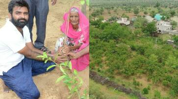 Rajasthan tree man plants 51000 trees in six years SSM Rajasthan tree man plants 51000 trees in six years SSM