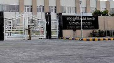 AP Legislative Council Adjourned After TDP Members Protest lns AP Legislative Council Adjourned After TDP Members Protest lns