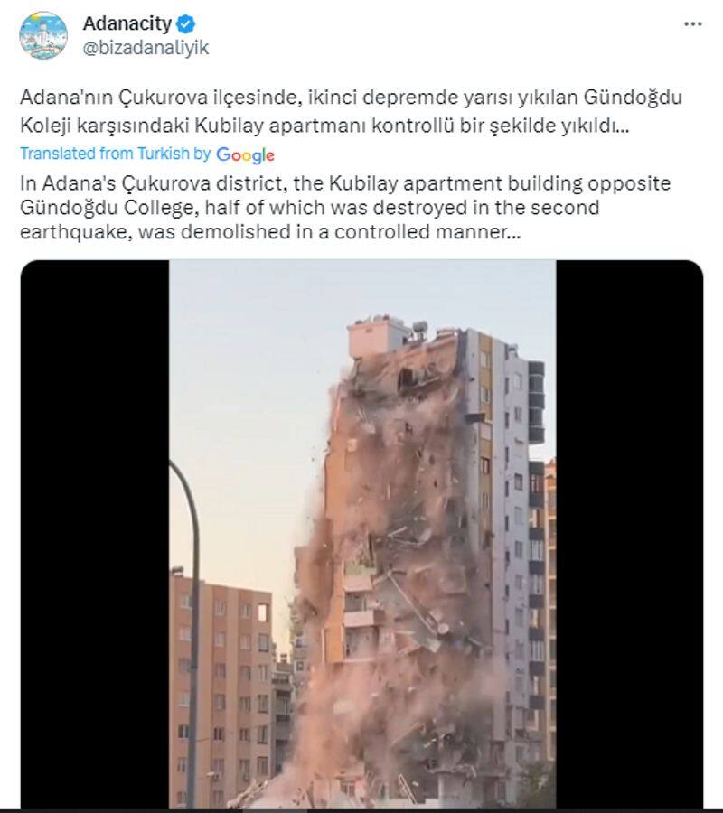 Fact Check Morocco earthquake building collapse video is old and from Turkey jje 