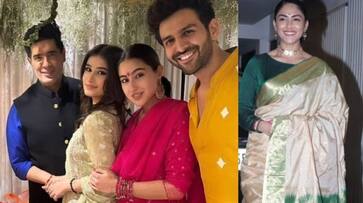 sara ali khan and mrunal thakur at karthik aaryan house dtr sara ali khan and mrunal thakur at karthik aaryan house dtr
