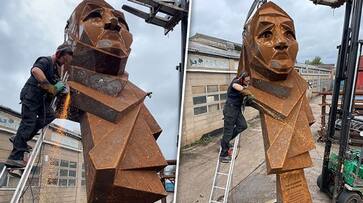 UK's 16-feet 'Strength of Hijab' statue: Sculptor Luke Perry talks ...