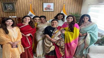 Actress tamanna bhatia Khushbu manchu laxmi visit New Parliament Building to witness women Reservation bill ksm Actress tamanna bhatia Khushbu manchu laxmi visit New Parliament Building to witness women Reservation bill ksm