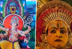 Rishab Shetty's Kantara takes over Ganesh Chaturthi festivities, pandals don 'Kantara Ganpati' idols ADC