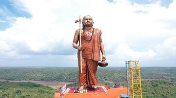 108 feet huge statue of Adi Shankaracharya unveiled in Madhya Pradesh.. What are the special features?..ISR 108 feet huge statue of Adi Shankaracharya unveiled in Madhya Pradesh.. What are the special features?..ISR