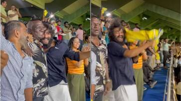 Watch Antony Varghese Pepe and IM Vijayan celebrating Kerala Blasters win over Bengaluru FC ISL 2023 24 jje Watch Antony Varghese Pepe and IM Vijayan celebrating Kerala Blasters win over Bengaluru FC ISL 2023 24 jje