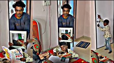 mother caught his son using mobile phone inside book while studying what happens next to know watch this viral video akb mother caught his son using mobile phone inside book while studying what happens next to know watch this viral video akb