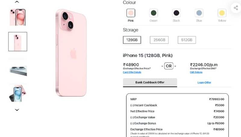 iPhone 15 for less than Rs 35000 Here is how you can grab the latest Apple smartphone gcw