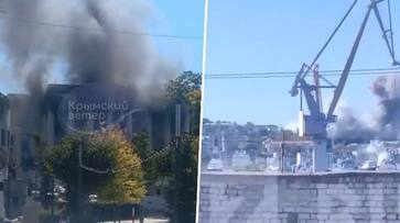 Russia claims Black Sea navy HQ in Crimea hit in Ukrainian missile attack; dramatic videos go viral - WATCH Russia claims Black Sea navy HQ in Crimea hit in Ukrainian missile attack; dramatic videos go viral - WATCH