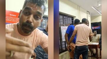 A gang of drunkards physically and verbally assaulted policemen at Kannur Thaliparam police station A gang of drunkards physically and verbally assaulted policemen at Kannur Thaliparam police station