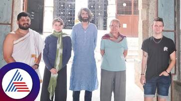 Israeli students who came to chikkamagaluru to learn Sanskrit rav Israeli students who came to chikkamagaluru to learn Sanskrit rav