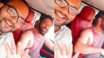 MS Dhoni Goes For Drive In Ranchi Netizens Call For Legal Action To Be Taken Against Him kvn MS Dhoni Goes For Drive In Ranchi Netizens Call For Legal Action To Be Taken Against Him kvn
