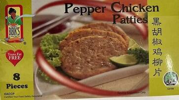 Singapore Food Department Order to recall of 'Pepper Chicken Patties' food packets and its banded dee Singapore Food Department Order to recall of 'Pepper Chicken Patties' food packets and its banded dee