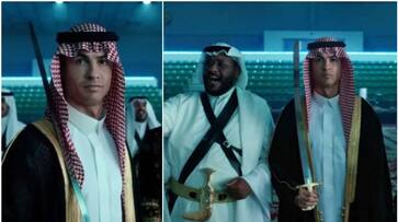 gulf news viral video of Cristiano Ronaldo wearing Arab attire for Saudi National Day rvn gulf news viral video of Cristiano Ronaldo wearing Arab attire for Saudi National Day rvn