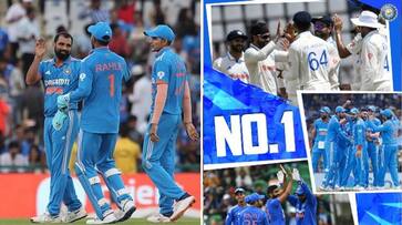 Numero Uno India become No.1 team across all formats with 5-wicket win over Australia in 1st ODI snt Numero Uno India become No.1 team across all formats with 5-wicket win over Australia in 1st ODI snt