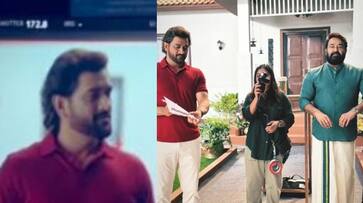mohanlal share screen space with ms dhoni for advertisement nrn mohanlal share screen space with ms dhoni for advertisement nrn