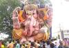 A 22-feet high Ganesha idol confiscated by the police in Dharmapuri was dissolved in the river vel