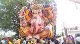 A 22-feet high Ganesha idol confiscated by the police in Dharmapuri was dissolved in the river vel