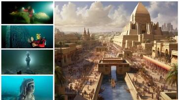 Thonis-Heracleion temple and a treasure trove was discovered in the Mediterranean Sea bkg Thonis-Heracleion temple and a treasure trove was discovered in the Mediterranean Sea bkg