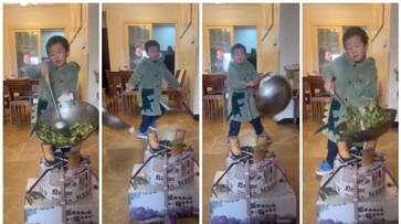 Video of kid imitating chef goes viral bkg Video of kid imitating chef goes viral bkg