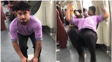 man was doing a back flip in Metro what happened next watch viral video btb man was doing a back flip in Metro what happened next watch viral video btb