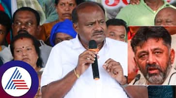 Ex CM HD Kumaraswamy Slams On DK Shivakumar At Ramanagara gvd Ex CM HD Kumaraswamy Slams On DK Shivakumar At Ramanagara gvd