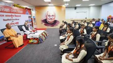 Prime Minister Narendra Modi Visited atal awasiya school in varanasi and interacted with school Children ans Prime Minister Narendra Modi Visited atal awasiya school in varanasi and interacted with school Children ans