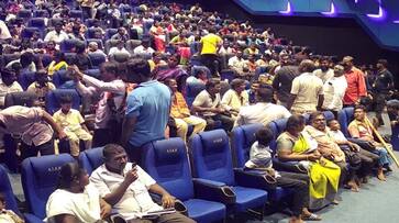 Thoothukudi Rajinikanth fans arranged Jailer movie free show for physically challenged persons gan Thoothukudi Rajinikanth fans arranged Jailer movie free show for physically challenged persons gan