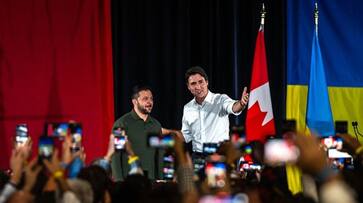 Traitor Trudeau Now, Canadian PM faces heat for supporting Ukraine; protest video goes viral - WATCH snt Traitor Trudeau Now, Canadian PM faces heat for supporting Ukraine; protest video goes viral - WATCH snt