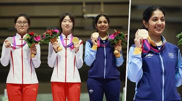 Sports Asian Games 2023: Indian women's 10m air rifle team wins silver; Ramita Jindal bags bronze osf Sports Asian Games 2023: Indian women's 10m air rifle team wins silver; Ramita Jindal bags bronze osf