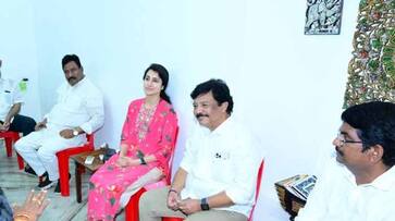 Janasena leaders meet Nara Brahmani in Rajahmundry lns Janasena leaders meet Nara Brahmani in Rajahmundry lns