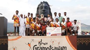 Isha Gramotsavam: Union sports minister Anurag Thakur applauds its role in breaking caste barriers AJR Isha Gramotsavam: Union sports minister Anurag Thakur applauds its role in breaking caste barriers AJR