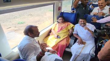 Nellai chennai vande bharat express train service start tamilisai nainar nagendran l murugan travel smp Nellai chennai vande bharat express train service start tamilisai nainar nagendran l murugan travel smp