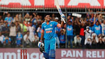 Shubman Gill hit his 6th Century in 2nd ODI Against Australia at Indore rsk Shubman Gill hit his 6th Century in 2nd ODI Against Australia at Indore rsk