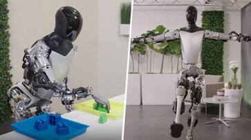 WATCH Tesla humanoid robot performs yoga CEO Elon Musk calls it progress gcw WATCH Tesla humanoid robot performs yoga CEO Elon Musk calls it progress gcw