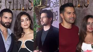 Varun Dhawan, Shahid Kapoor, and Sidharth Malhotra ramp up style game at producer Aman Gill's wedding vma Varun Dhawan, Shahid Kapoor, and Sidharth Malhotra ramp up style game at producer Aman Gill's wedding vma