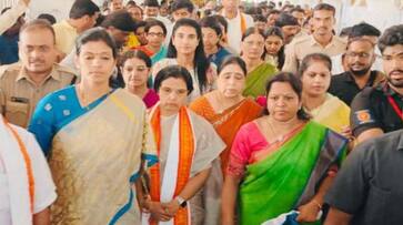 nara bhuvaneswari special prayers at annavaram temple for chandrababu naidu releases ksm nara bhuvaneswari special prayers at annavaram temple for chandrababu naidu releases ksm