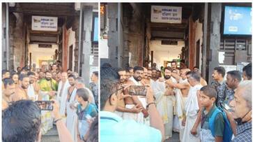 mohanlal visit thiruvananthapuram sree padmanabhaswamy temple vvk mohanlal visit thiruvananthapuram sree padmanabhaswamy temple vvk
