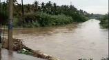 Flooding in Palar due to continuous rains at dawn in tirupattur district vel